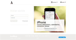 Desktop Screenshot of correo.coaatmu.es